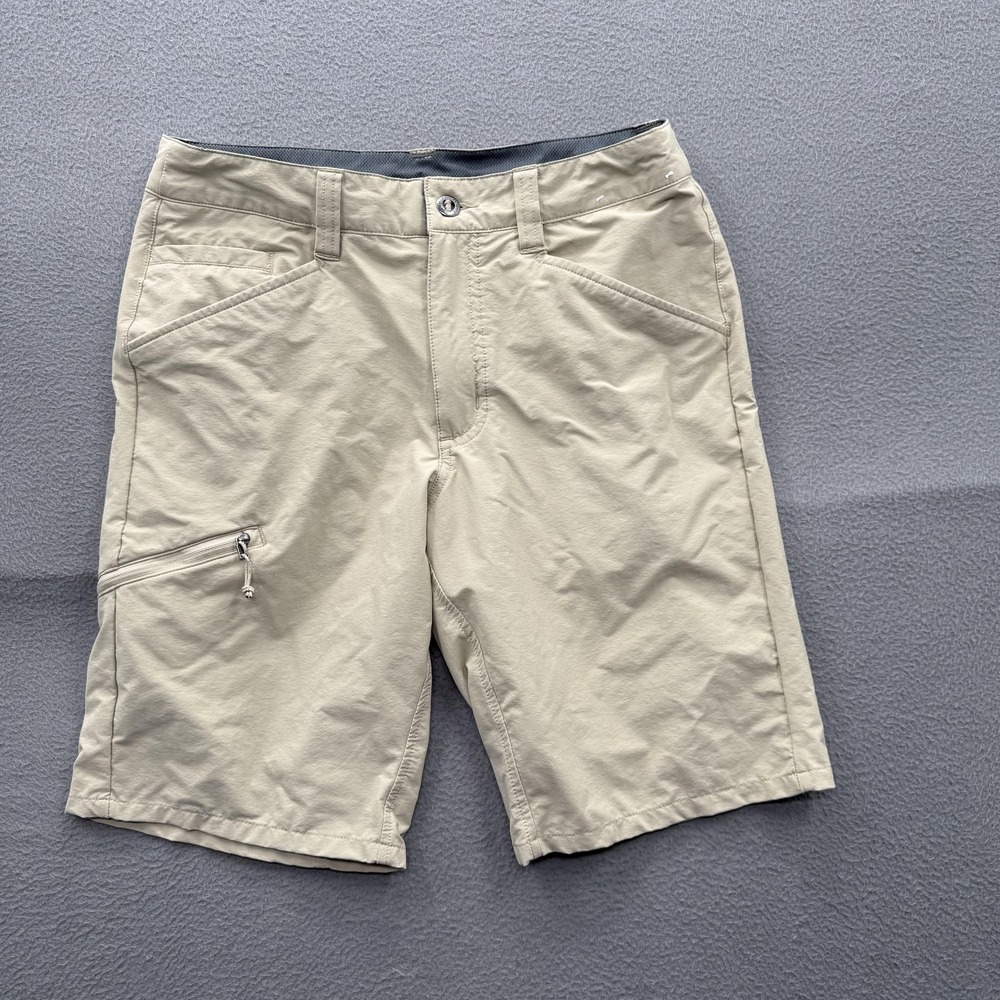 Patagonia Shorts Mens 30 Beige Lightweight Hiking Quick Dry Stretch 10 Inseam